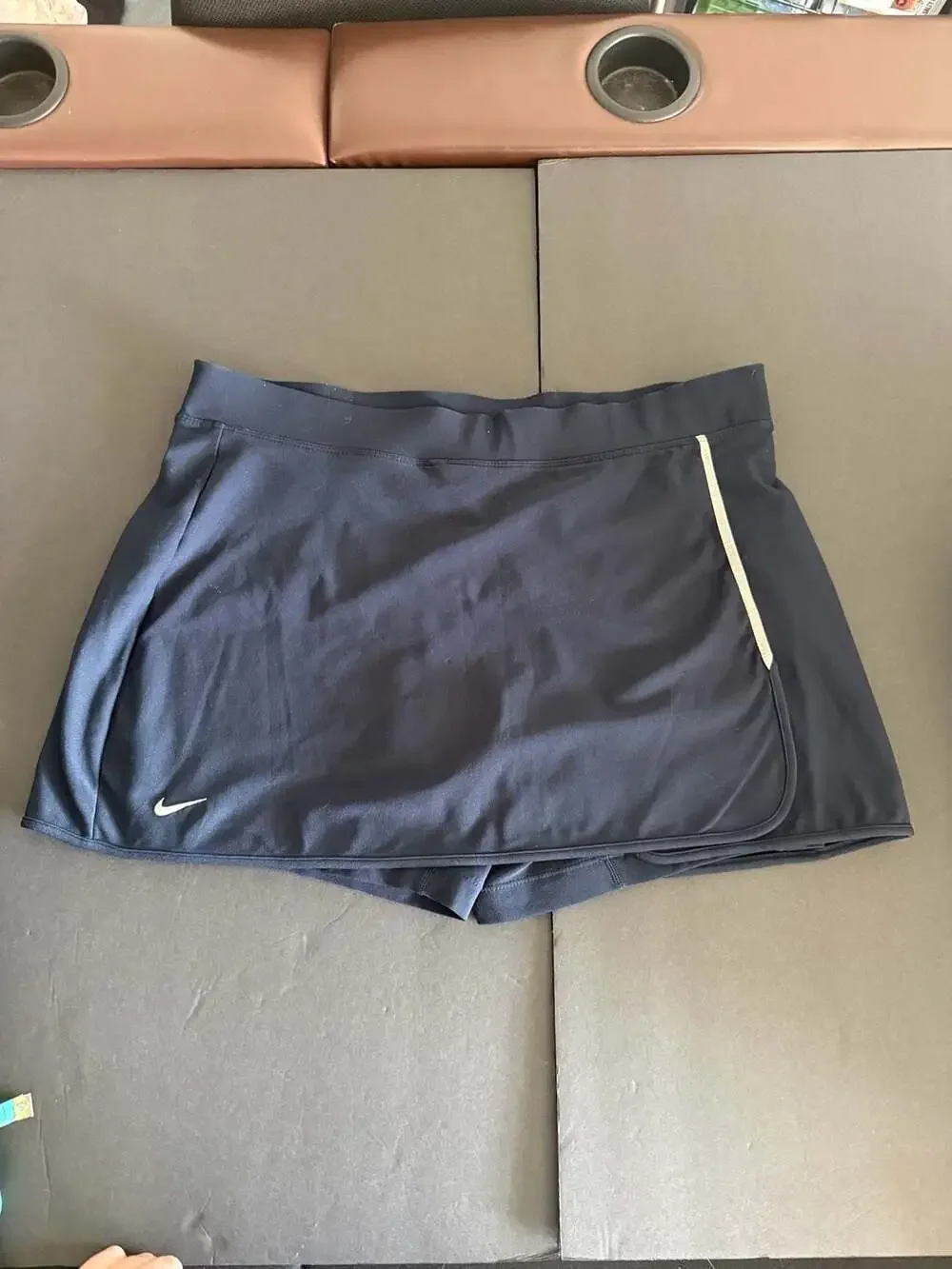 Nike Skort Size L(12-14) Navy Blue Athletic